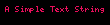 Image of text